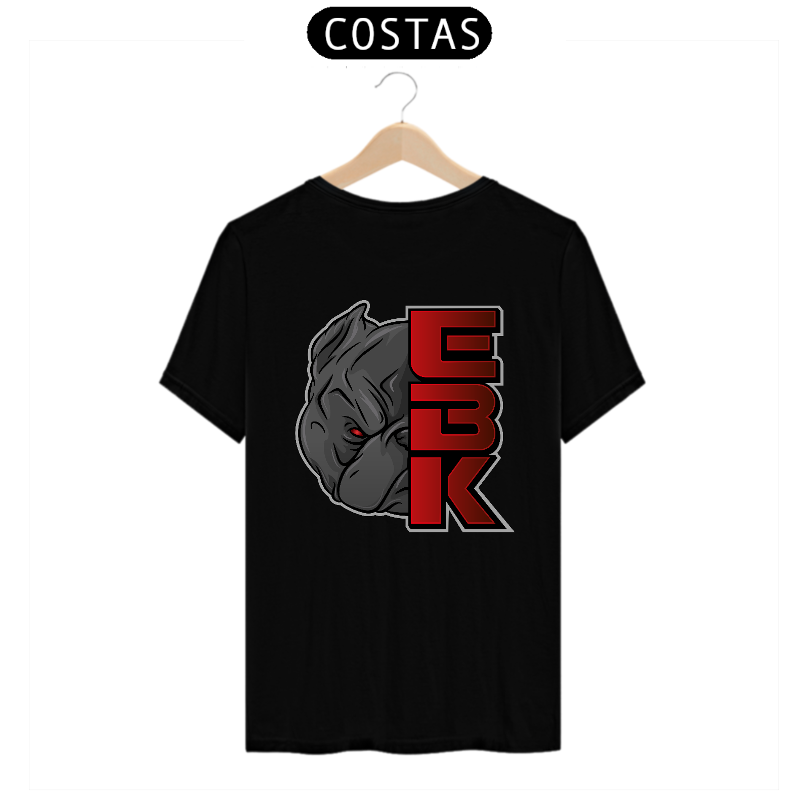 Nome do produto: camisa ebk - estampa verso