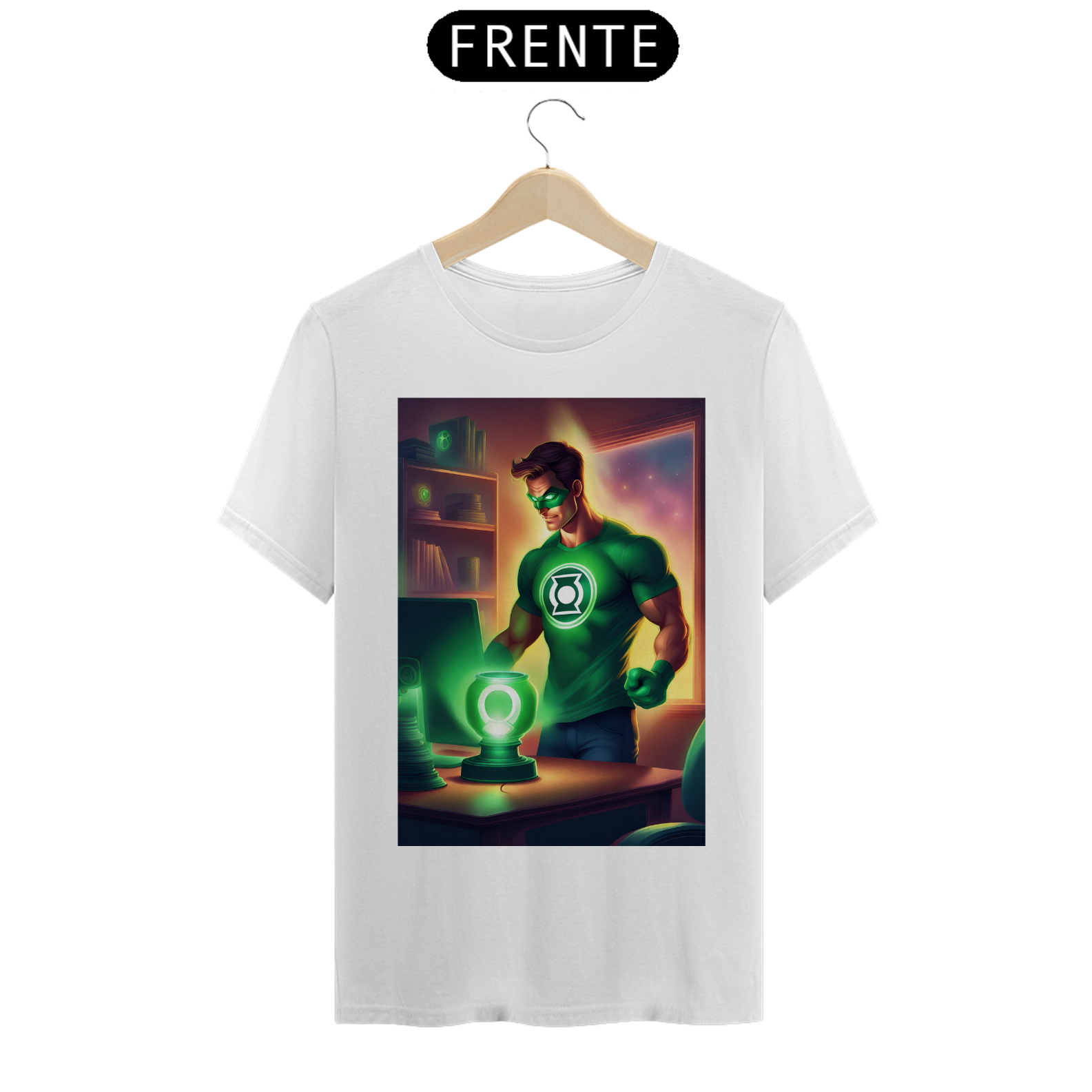 Nome do produto: Camiseta Masculina DC Lanterna Verde
