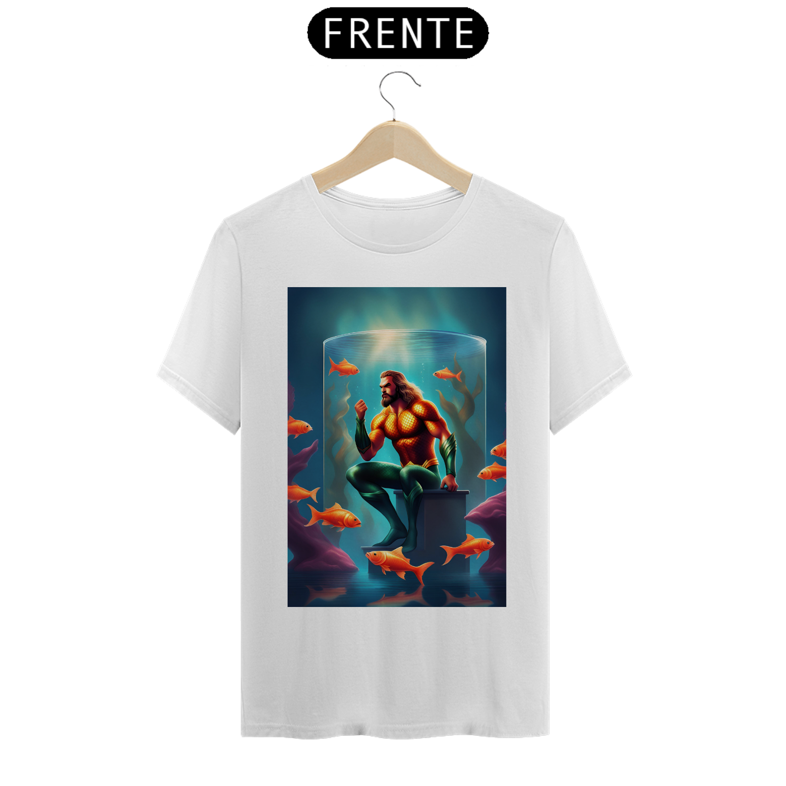 Nome do produto: Camiseta Masculina DC Aquaman
