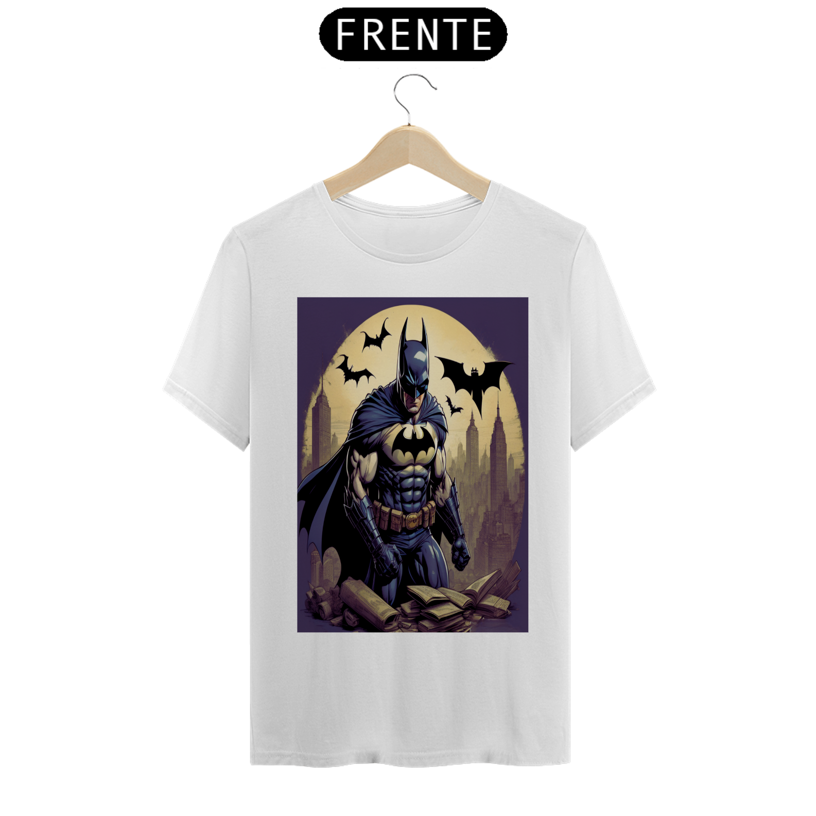 Nome do produto: Camiseta Masculina DC Batman