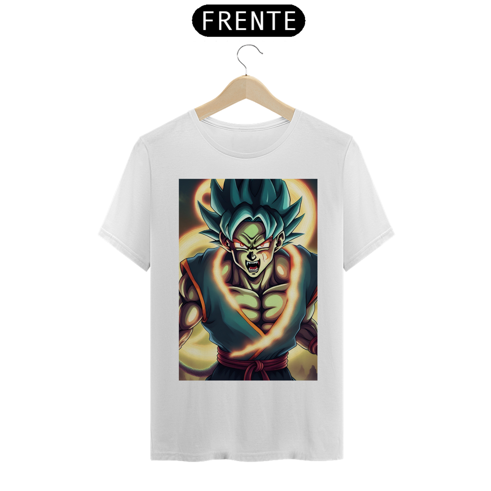 Nome do produto: Camiseta Masculina Dragon Ball Goku Zumbi
