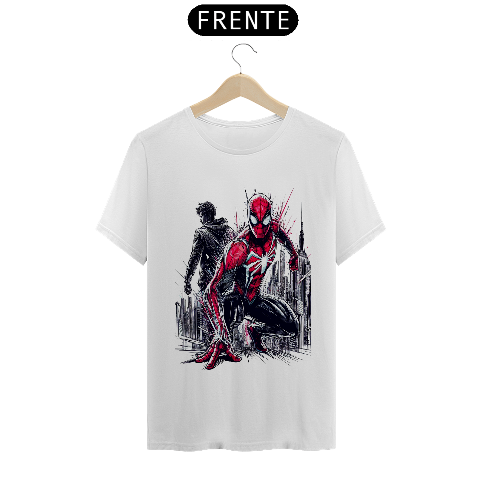 Nome do produto: Camiseta Masculina Marvel Spiderman Miles Morales