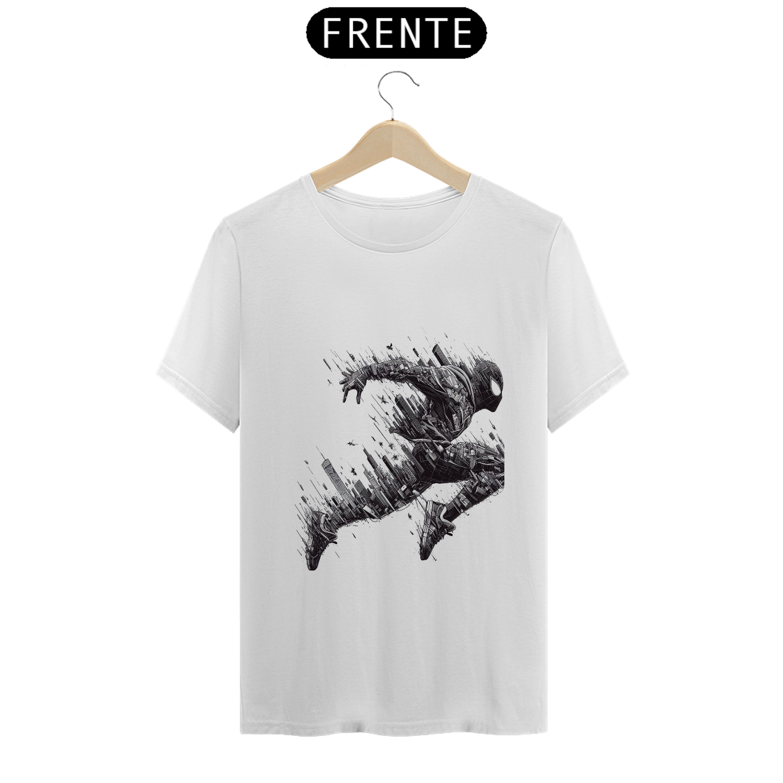 Nome do produto: Camiseta Masculina Marvel Homem-Aranha arte NY