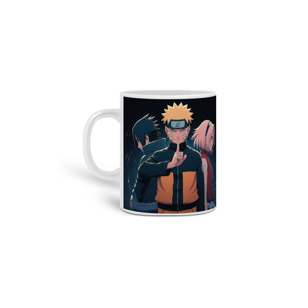 Nome do produto: Caneca Simples Anime Naruto Sasuke Sakura