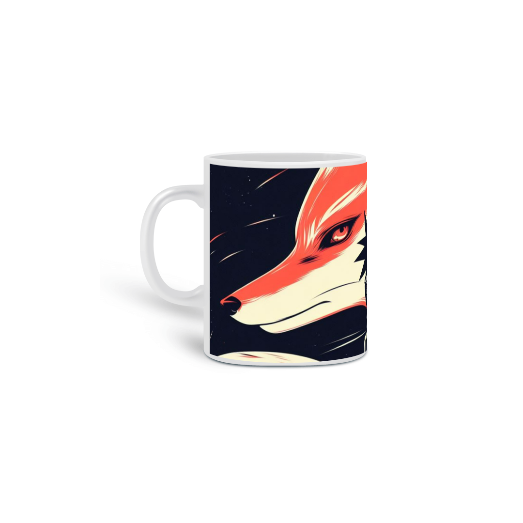 Nome do produto: Caneca Simples Naruto Raposa de nove caudas