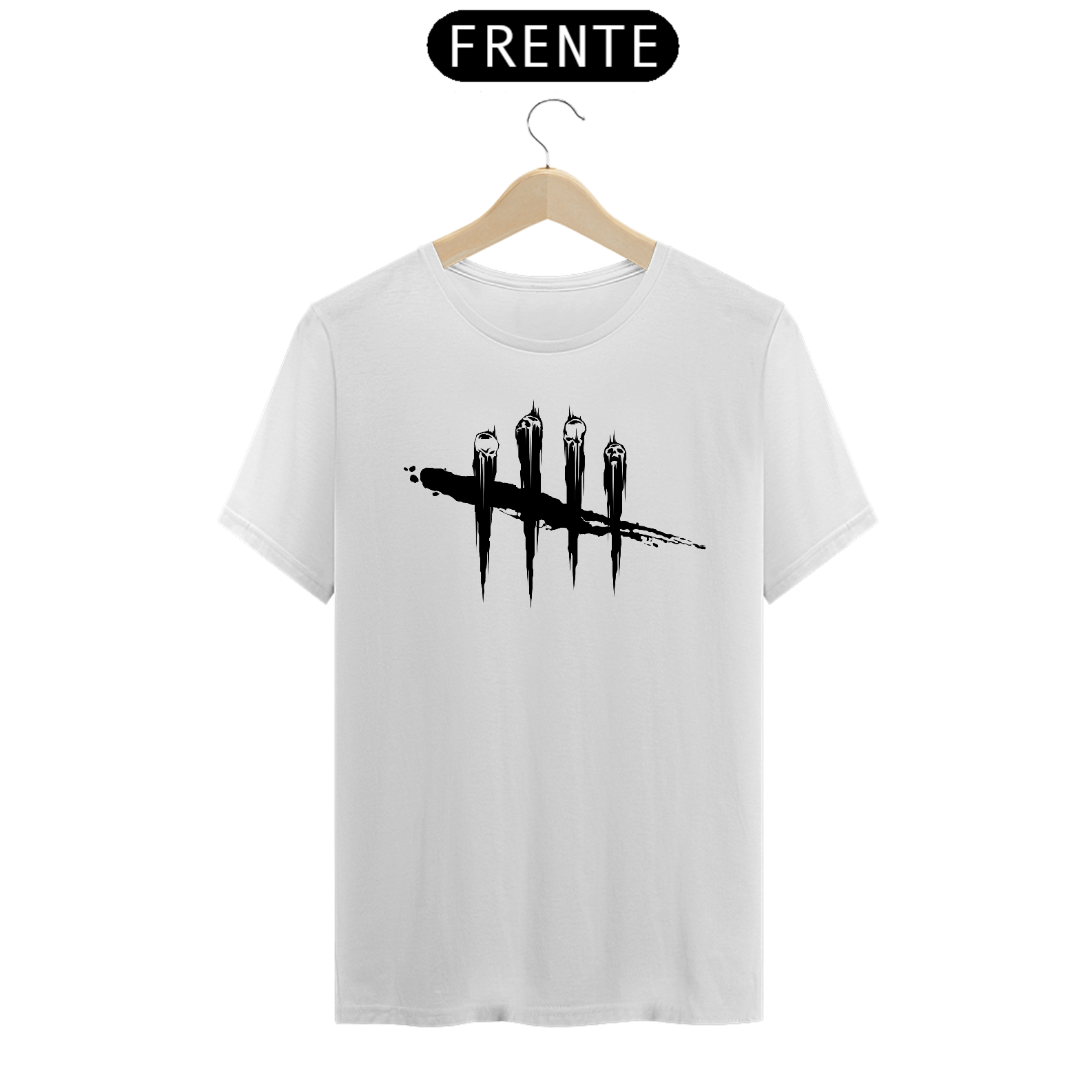 Nome do produto: Camisa Dead by Daylight Logo Branca