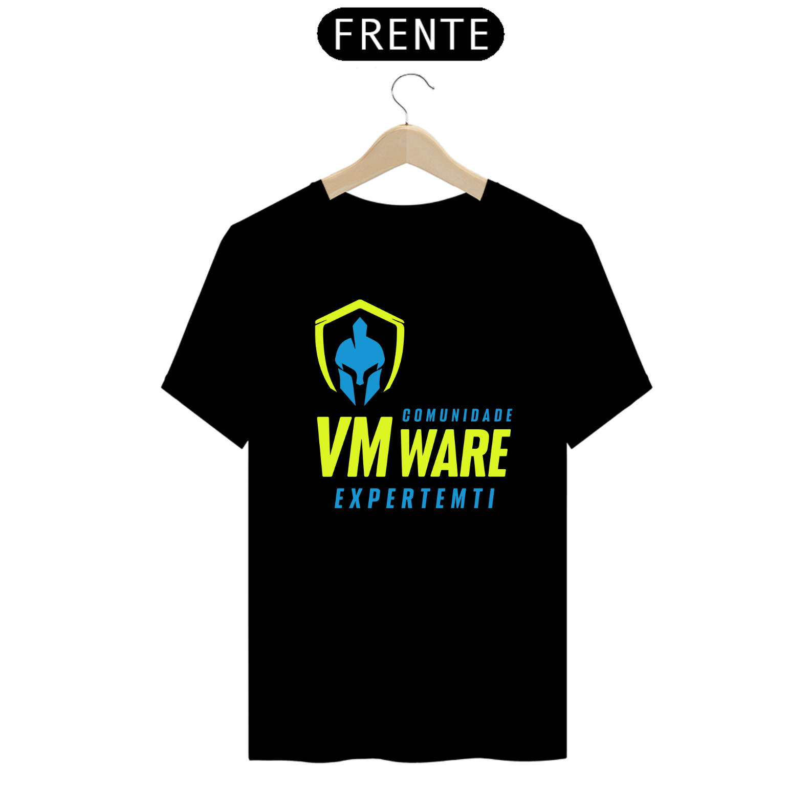 Camisa Comunidade VMware ExpertemTI Logo A Verde