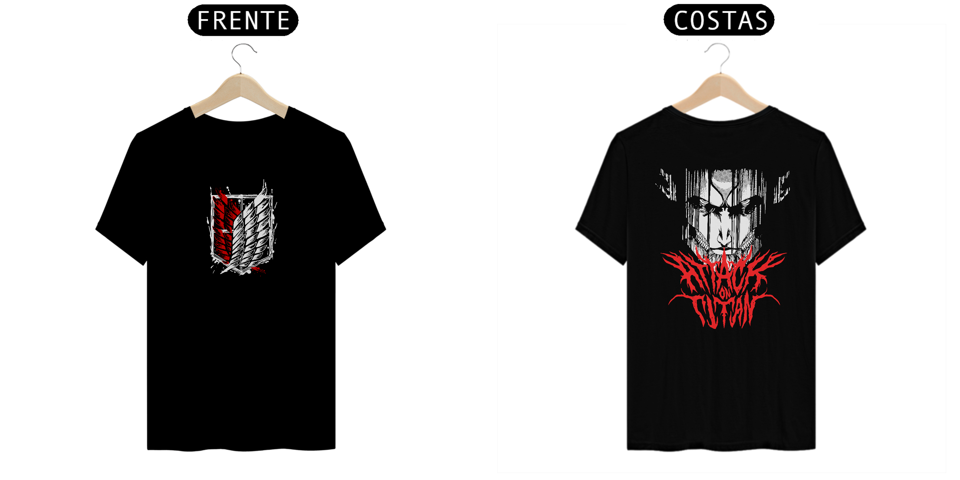 Nome do produto: Camiseta Attack On Titan