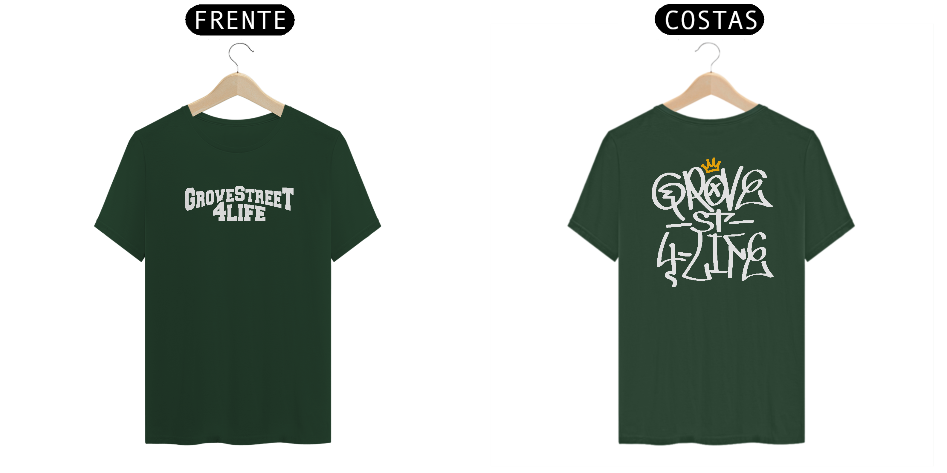 Nome do produto: Camiseta Grove Street 4Life