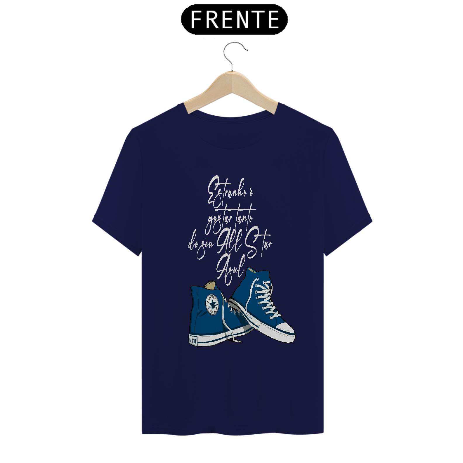 Nome do produto: Camiseta Reta All Star Azul