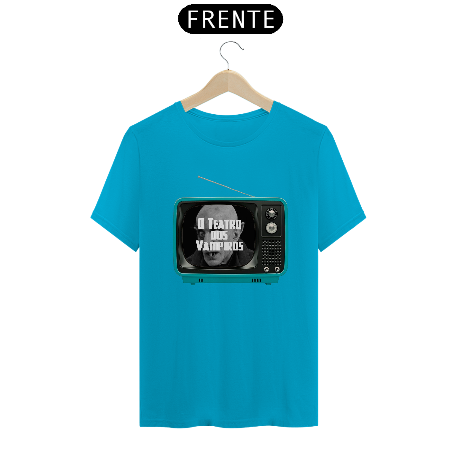 Nome do produto: Camiseta Reta - O Teatro dos Vampiros