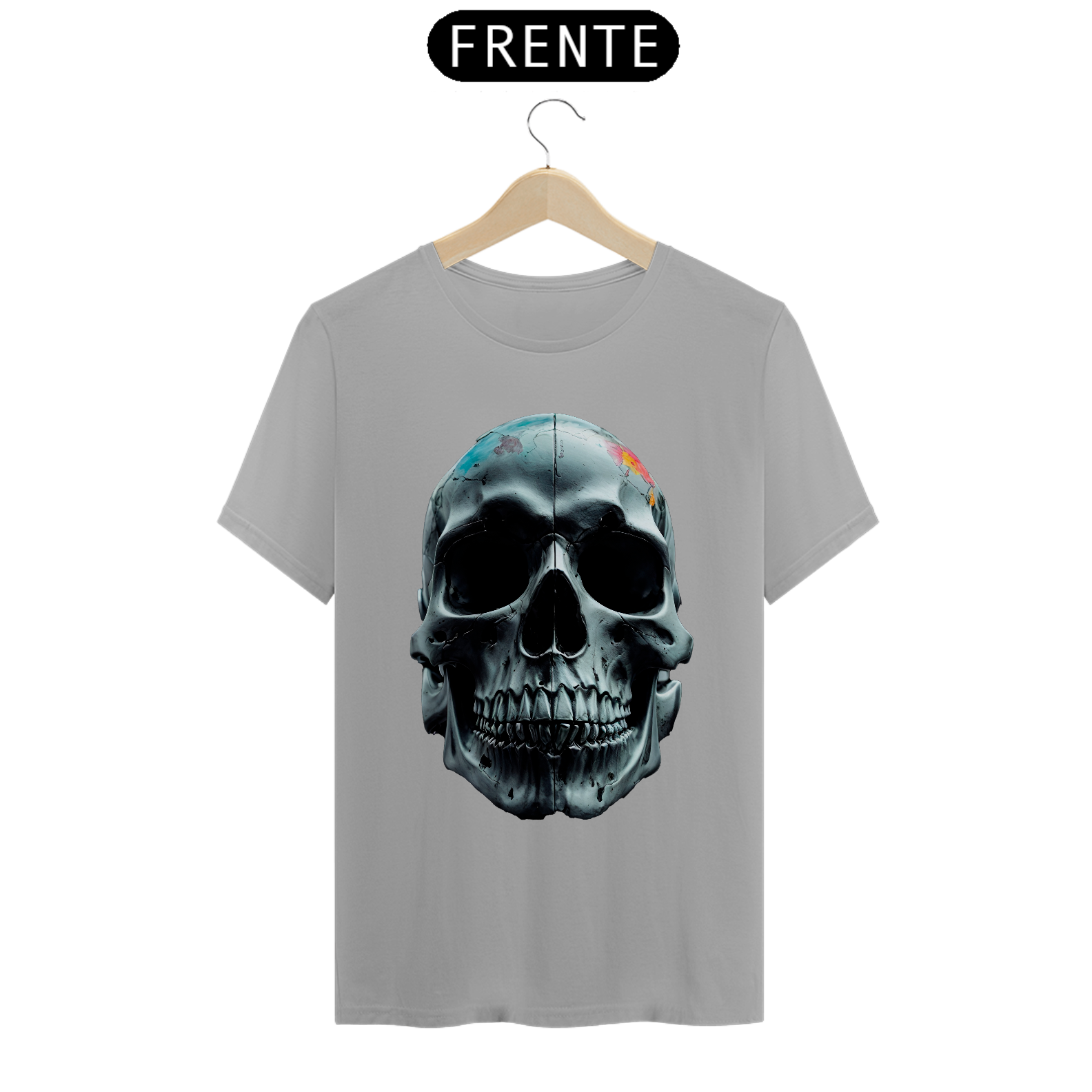 Nome do produto: Camiseta Reta Skull