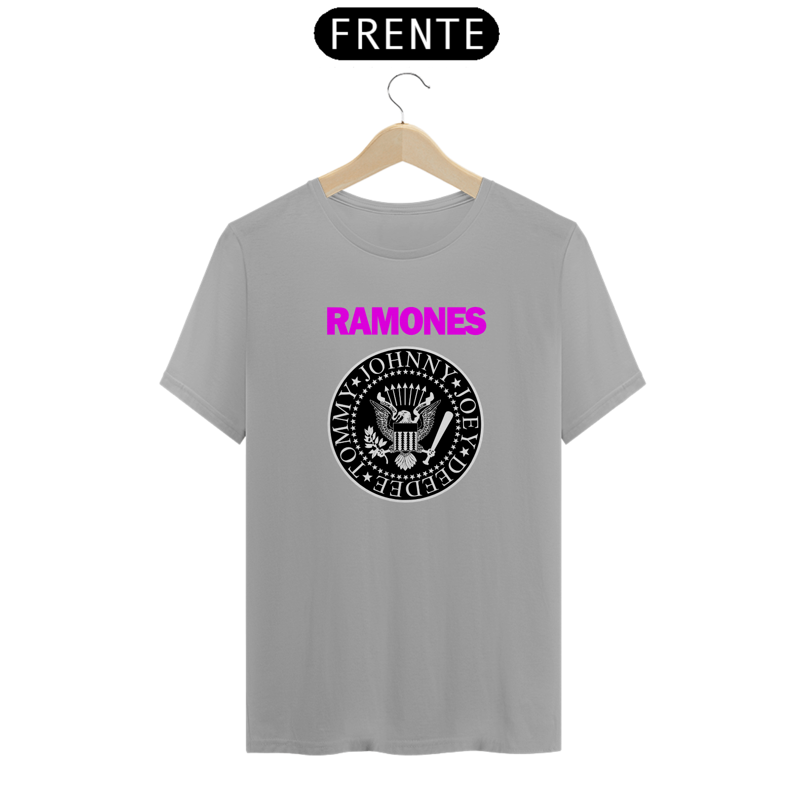 Nome do produto: Camiseta Reta Ramones