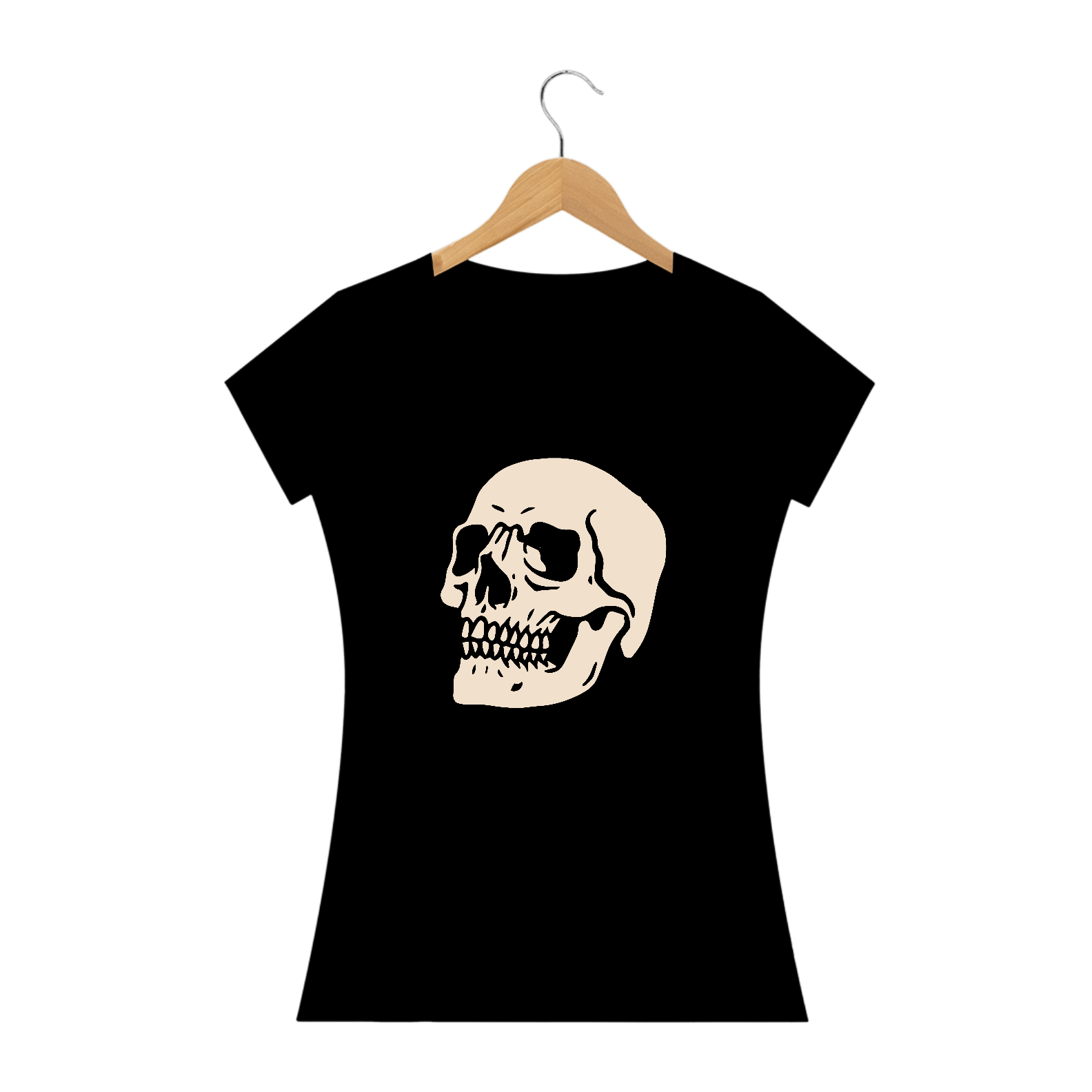 Nome do produto: Camiseta Feminina Prime Caveira