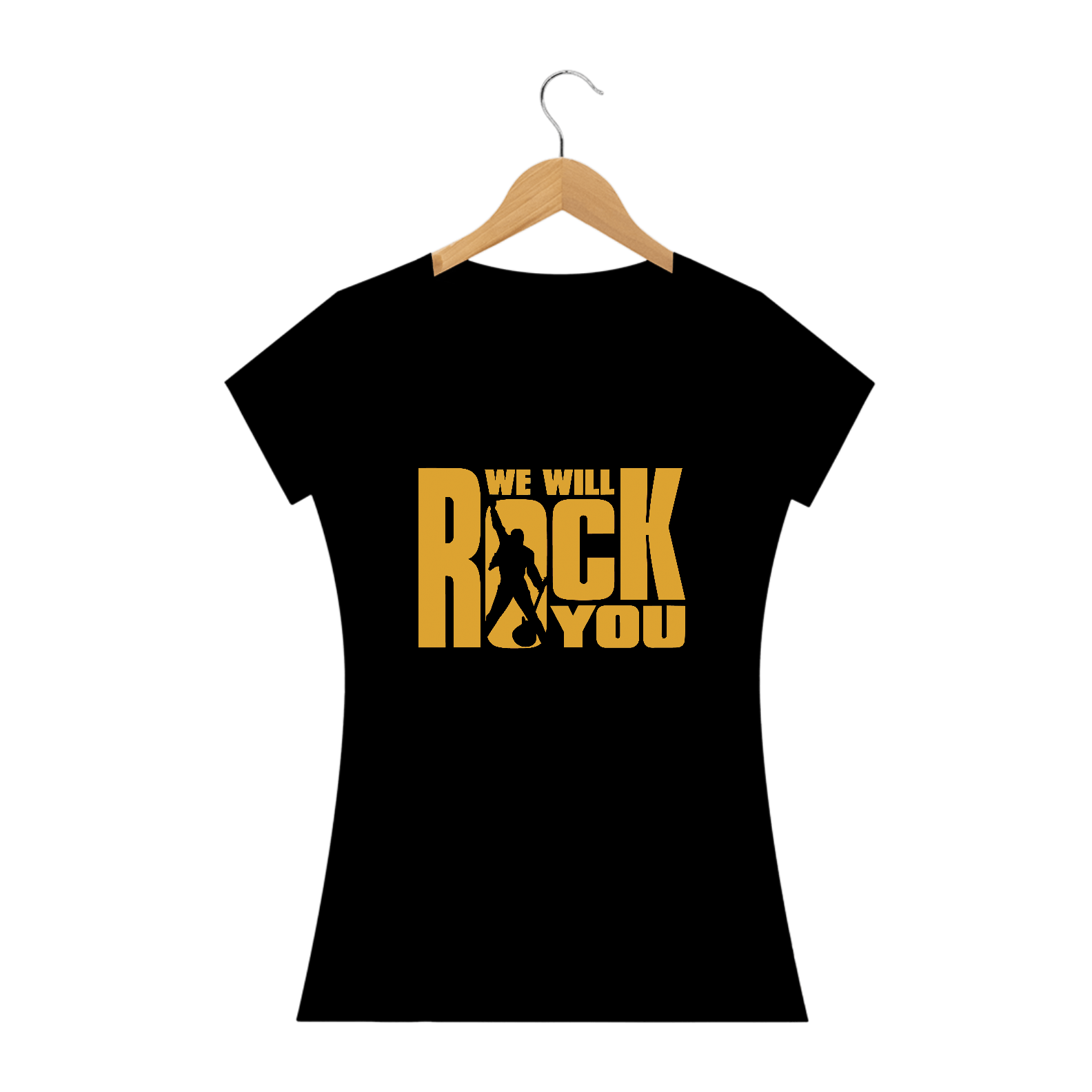 Nome do produto: Camiseta Feminina We Will Rock You