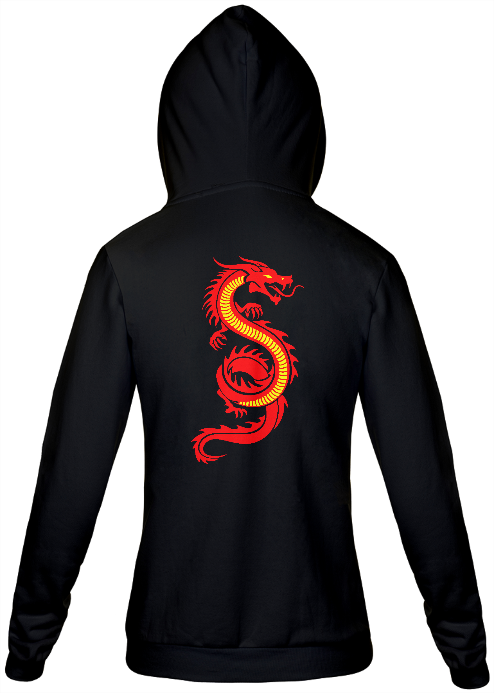 Nome do produto: Moletom com Zíper -  Dragão Vermelho