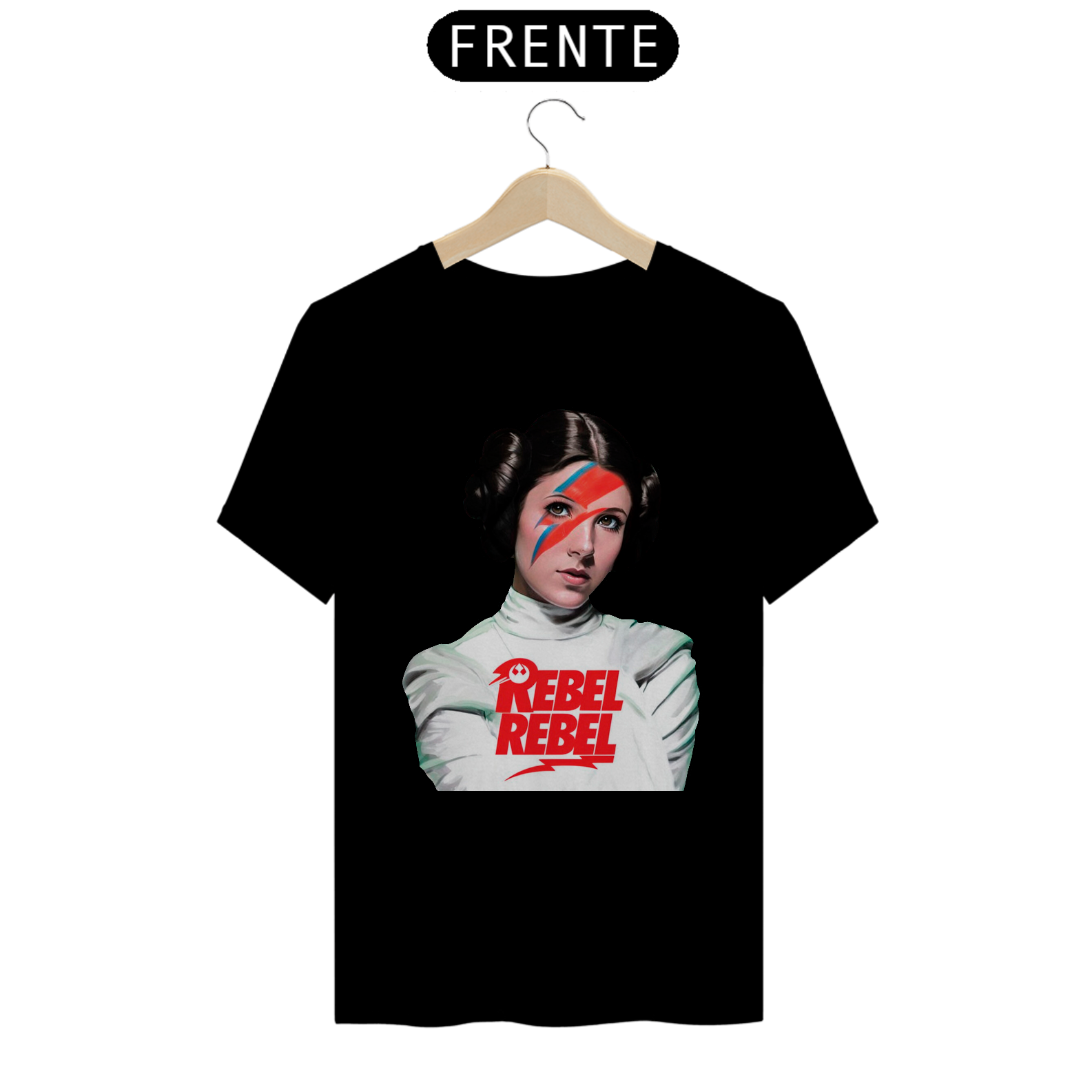 Nome do produto: Camiseta Reta Rebel Rebel