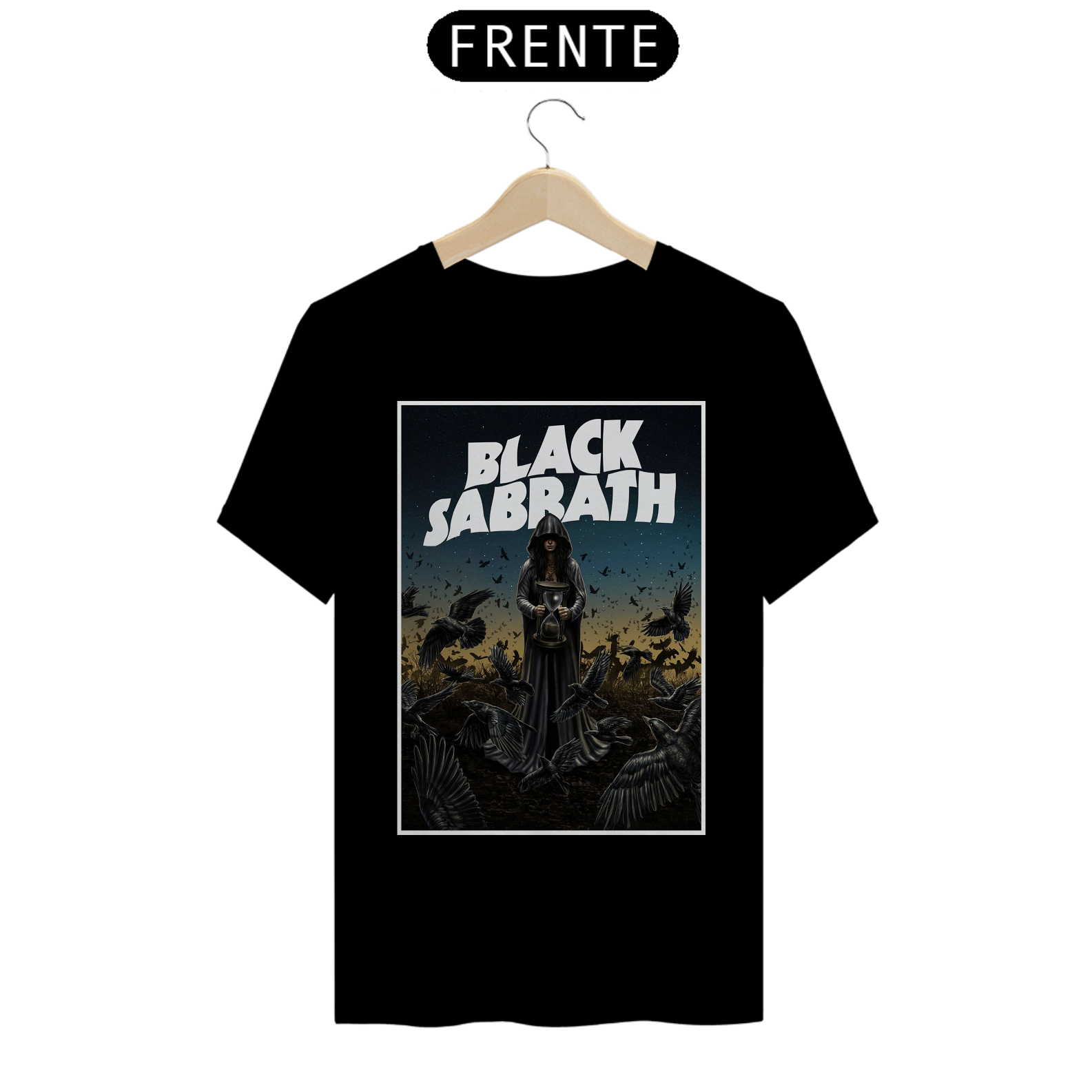 Nome do produto: Camiseta Reta Black Sabbath