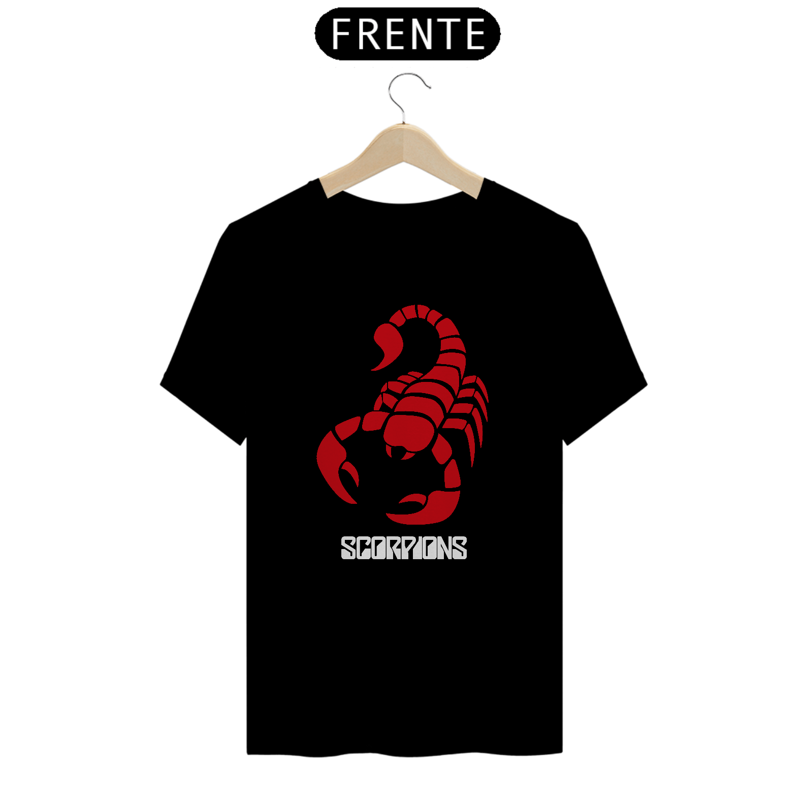 Nome do produto: Camiseta Reta Scorpions