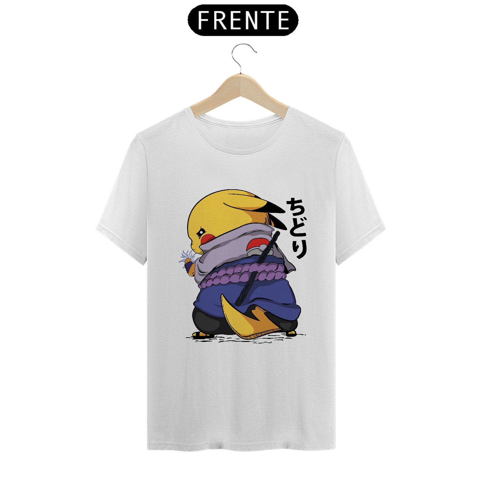Nome do produto: CAMISETA POKEMÓN - PIKACHU - NARUTO