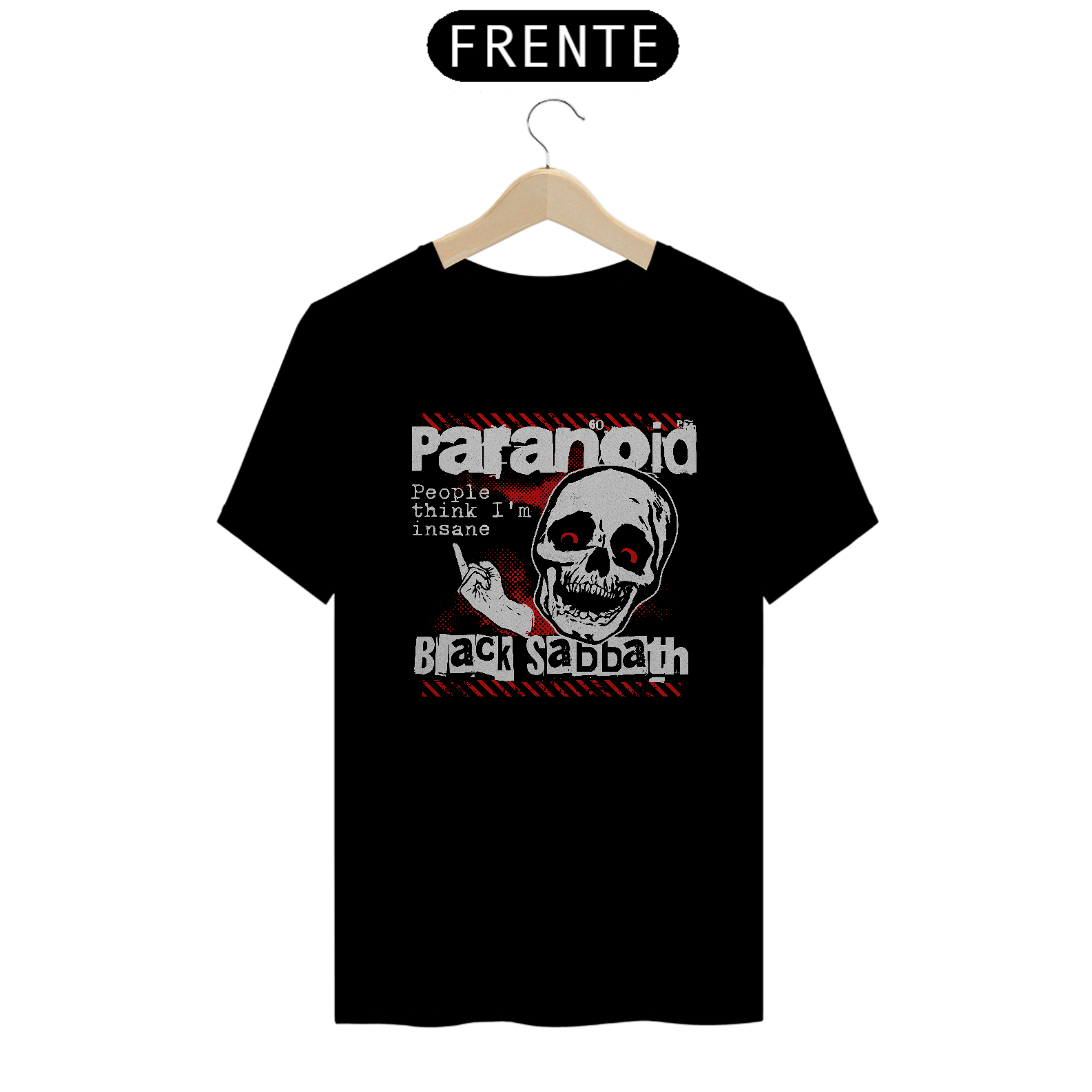 Nome do produto: Paranoid Insane Skull