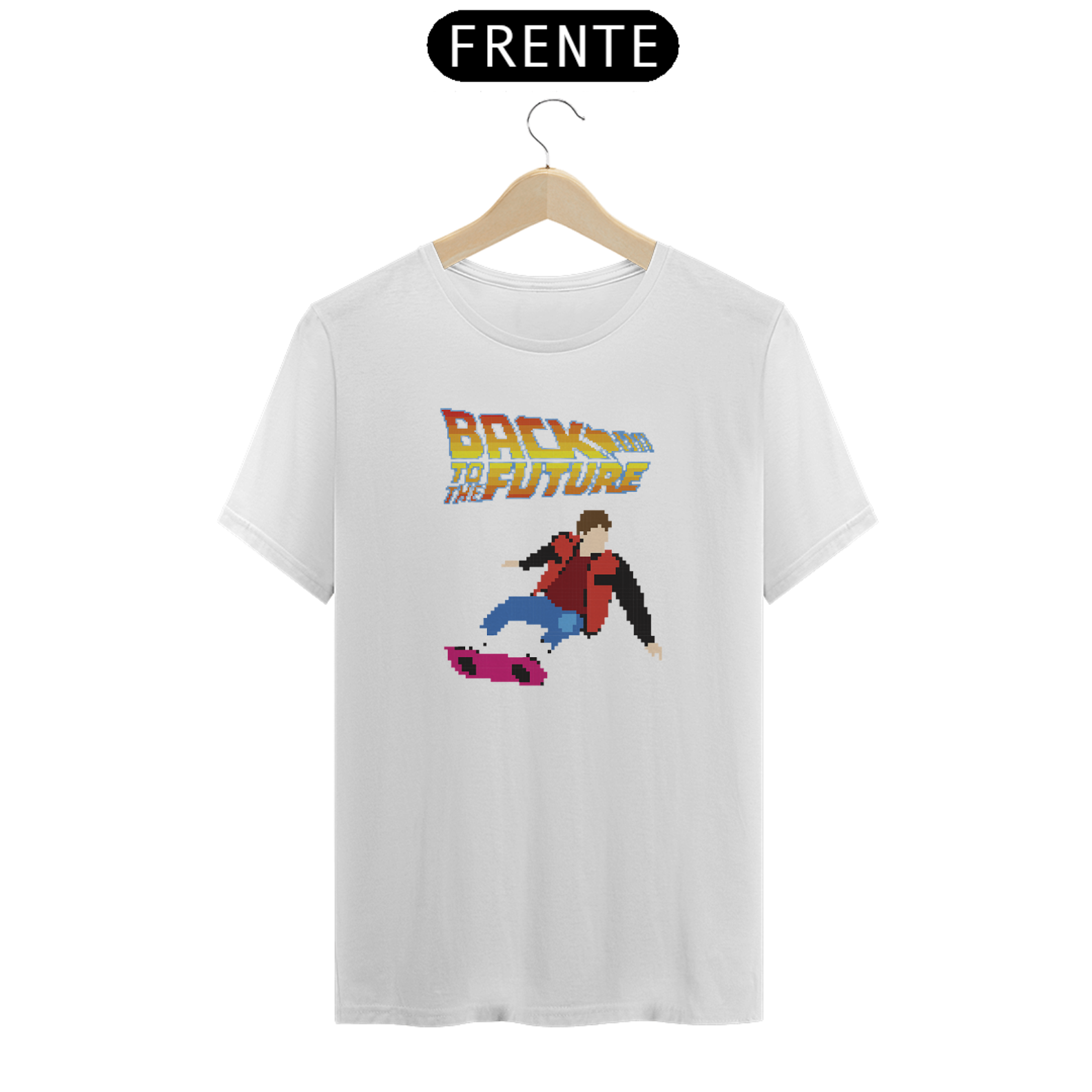 Nome do produto: BACK TO THE FUTURE 8BITS LOVER (PIXEL ART)
