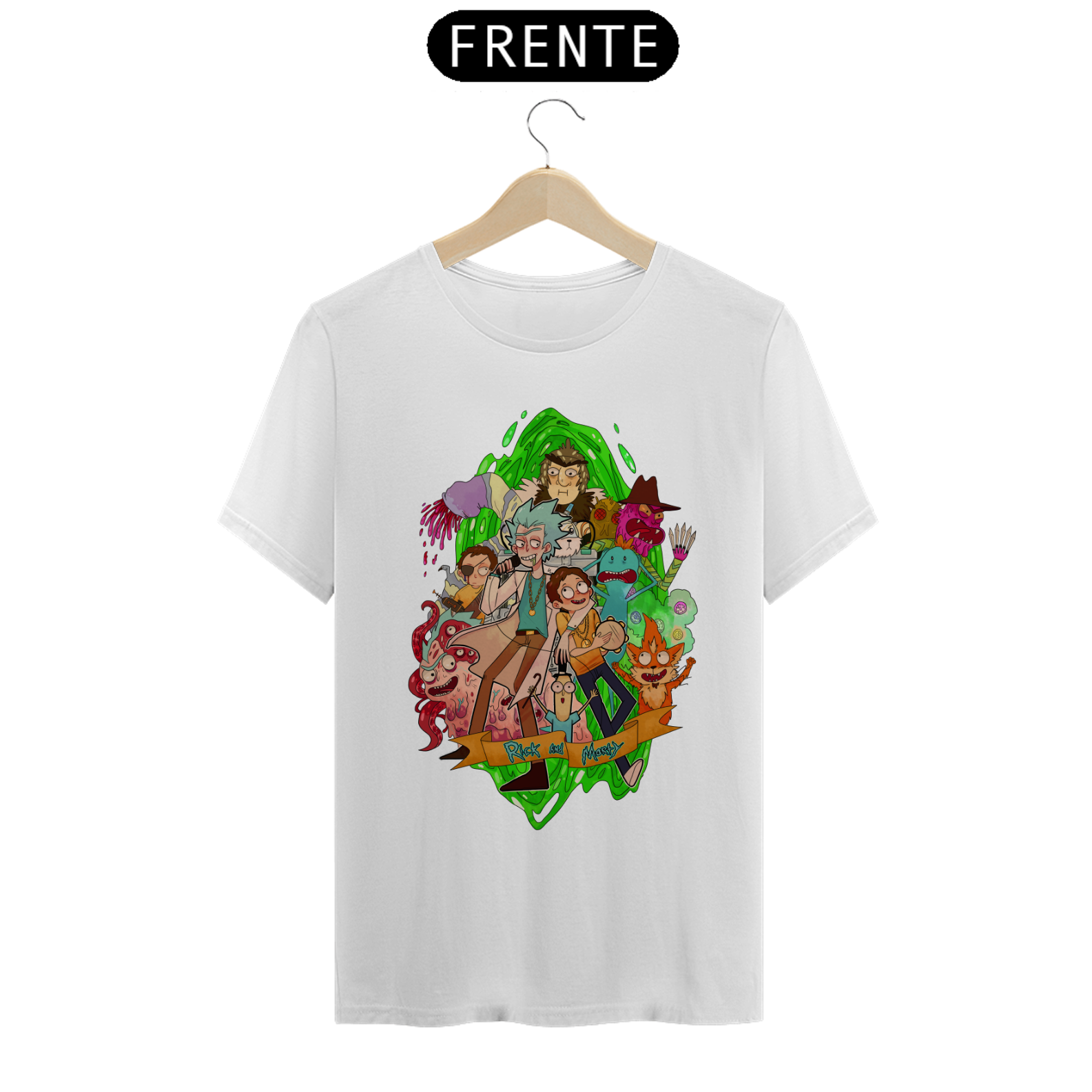 Nome do produto: CAMISA RICK AND MORTY