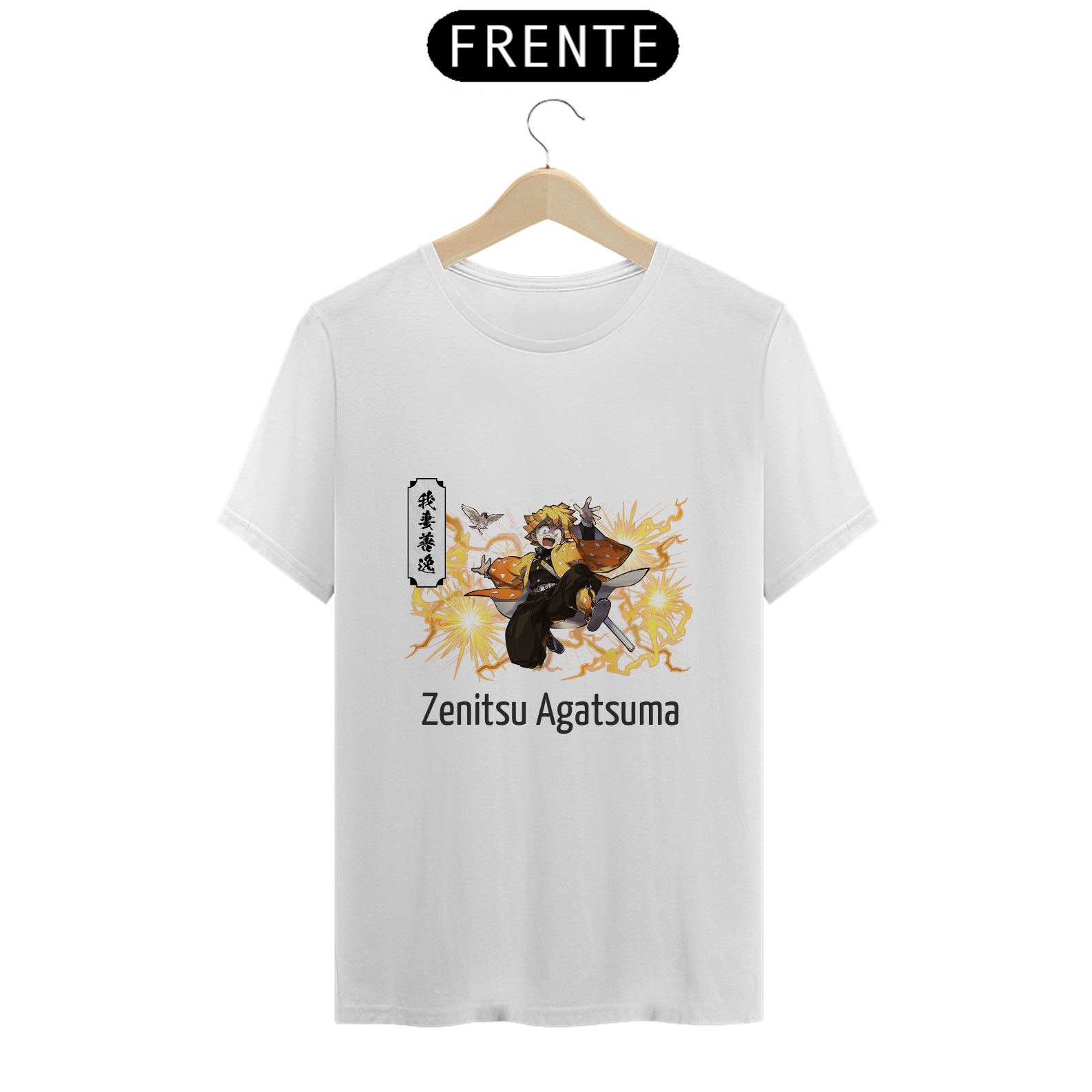 Nome do produto: CAMISA DEMON SLAYER ZENITSU