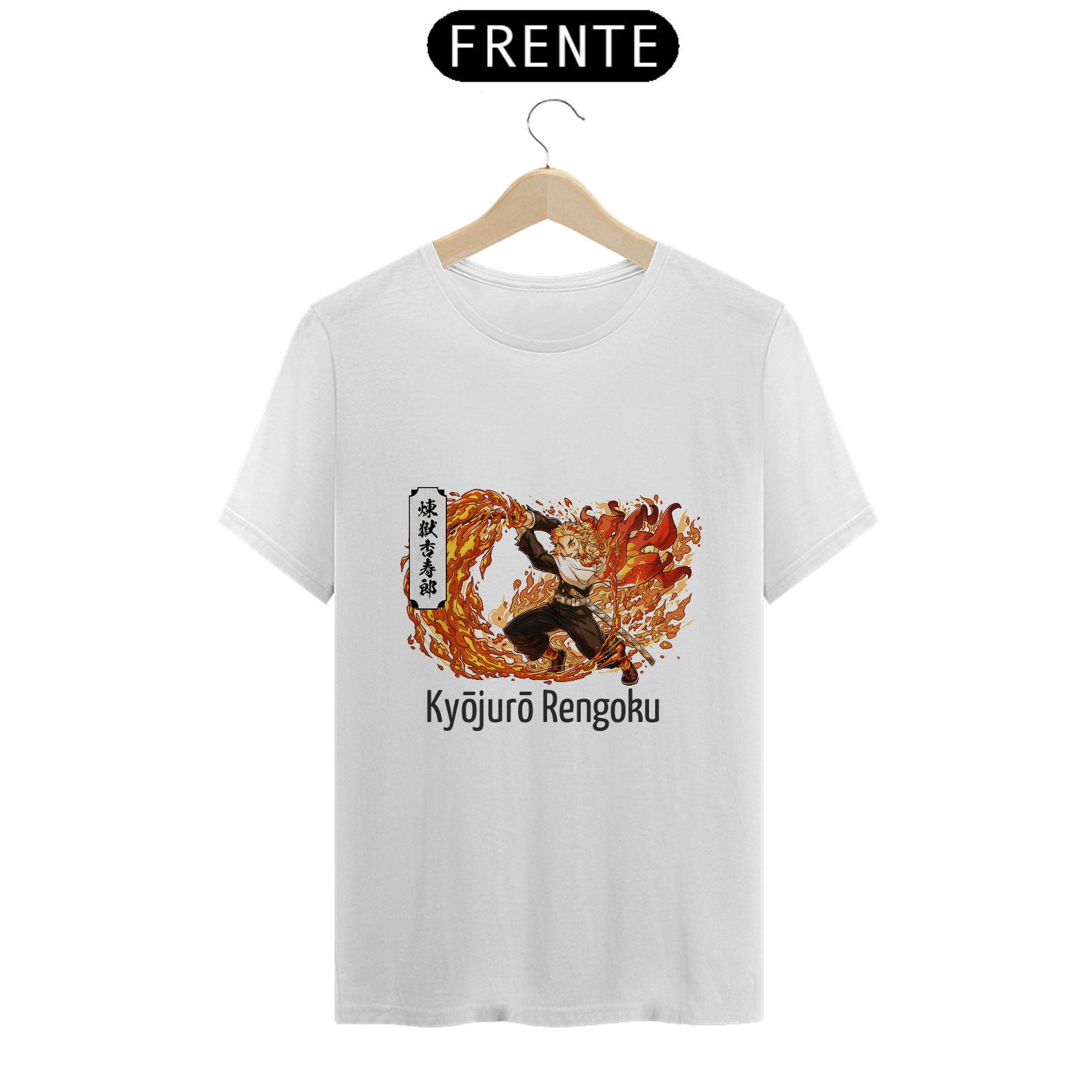 Nome do produto: CAMISA DEMON SLAYER RENGOKU
