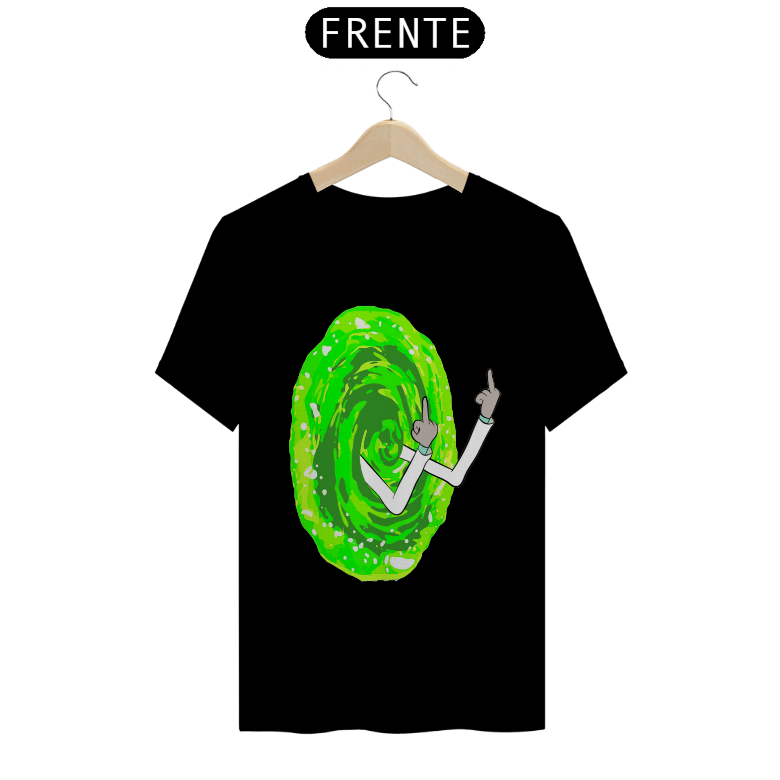 Nome do produto: CAMISA RICK AND MORTY PORTAL