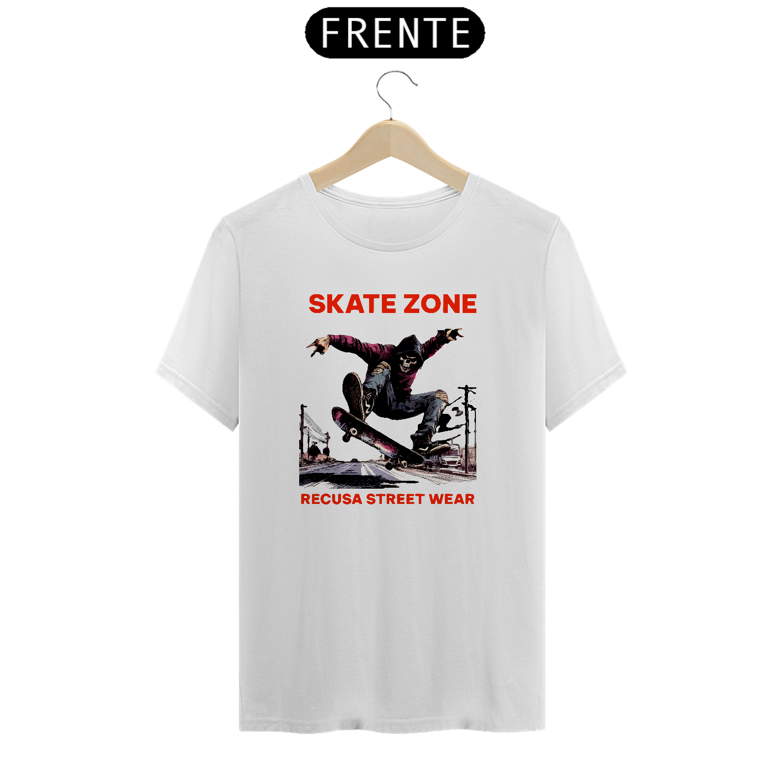 Nome do produto: Camiseta T-shirt recusa