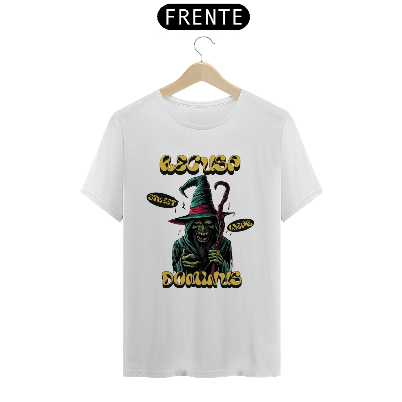 Nome do produto: Camiseta bruxa clássic