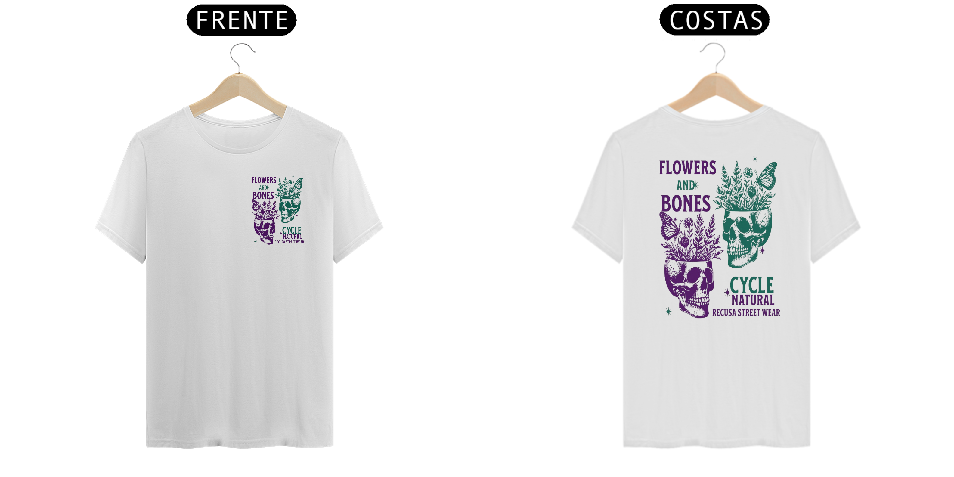 Nome do produto: CAMISETA FRENTE E VERSO