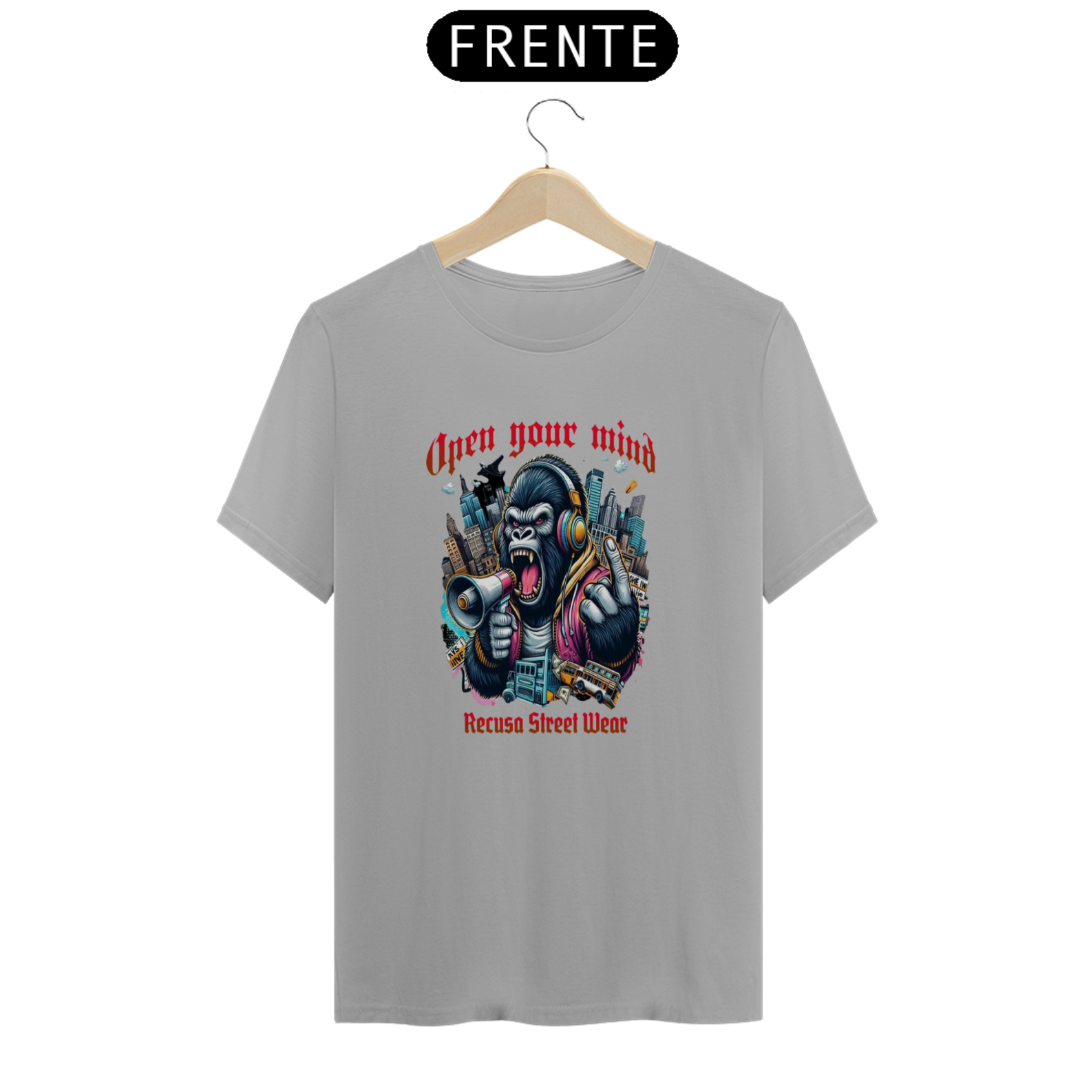 Nome do produto: ca,iseta T-shirt recusa