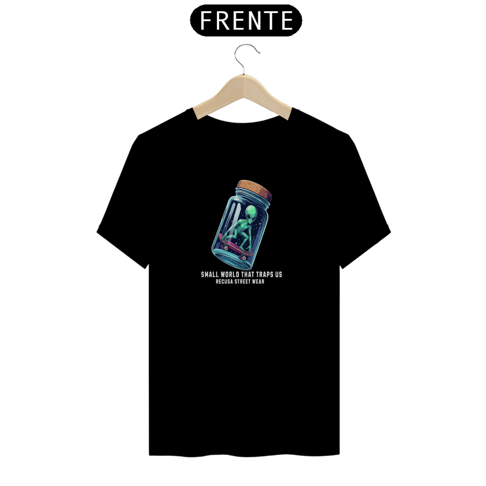 Nome do produto: Camiseta alien vidro