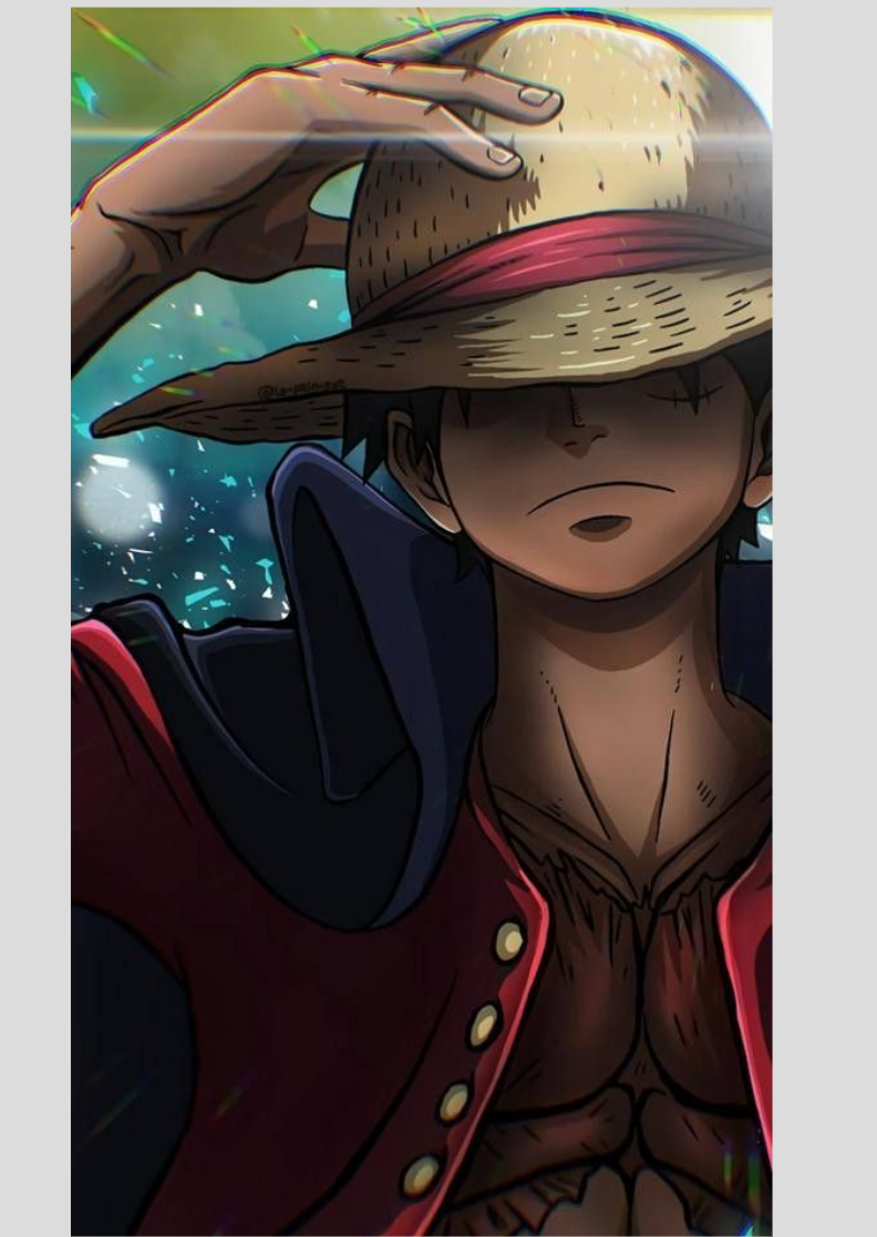 Nome do produto: Retrato Épico: Luffy, o Rei dos Piratas - Edição Limitada em A4\