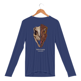 T-shirt manga longa Sport Dry UV Velociraptor
