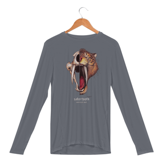 T-shirt manga longa Sport Dry UV dentes-de-sabre