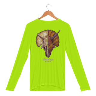 T-shirt manga longa Sport Dry UV Triceratops