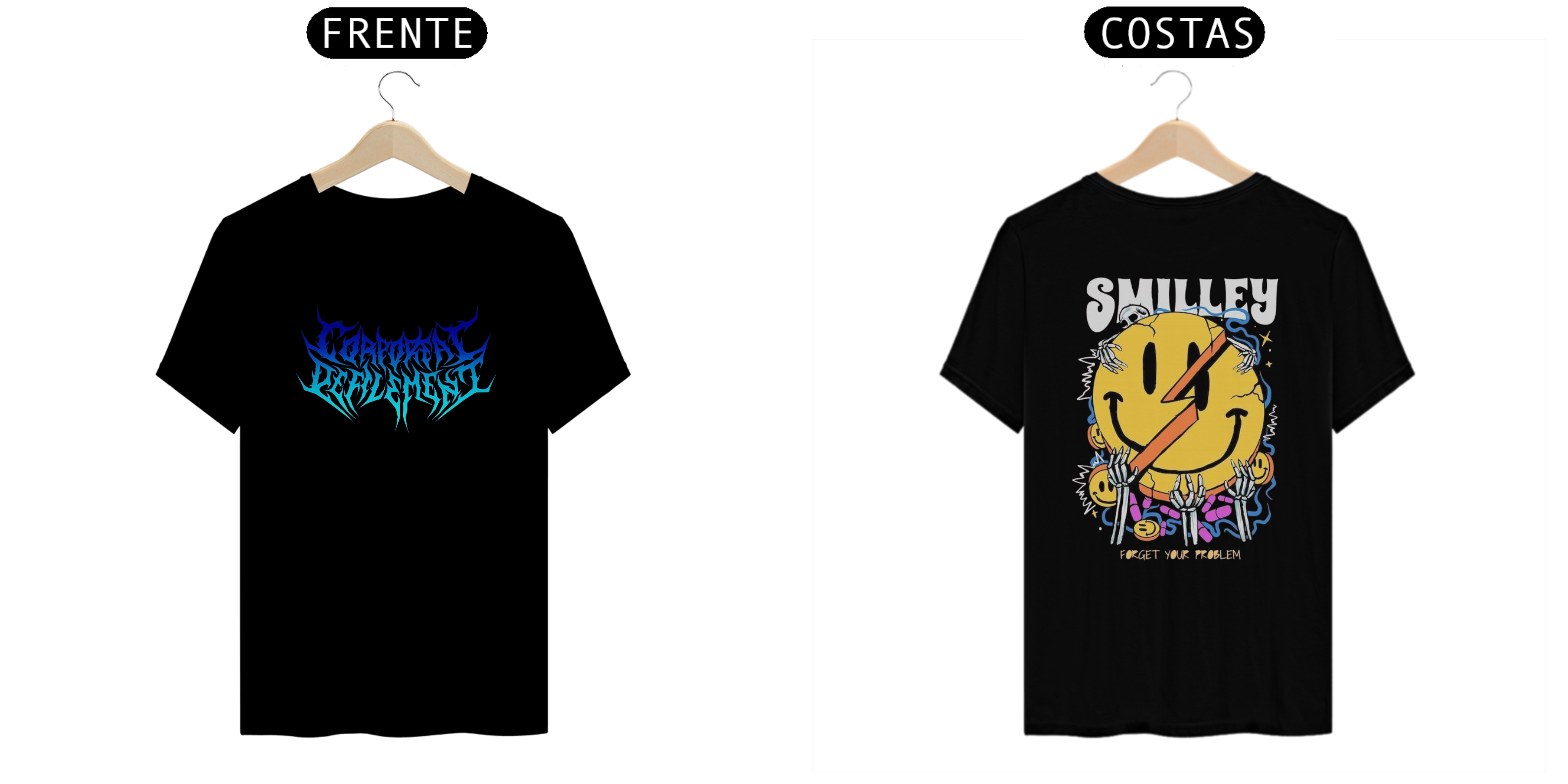 Nome do produto: CAMISETA SMILLEY