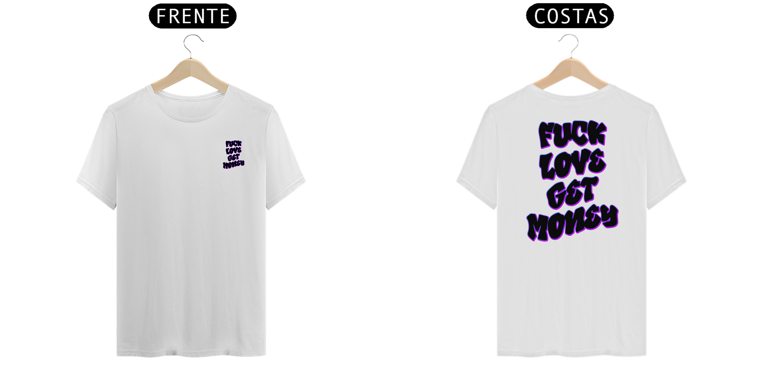 Nome do produto: Camisa Street Wear Fuck Love Ger Money