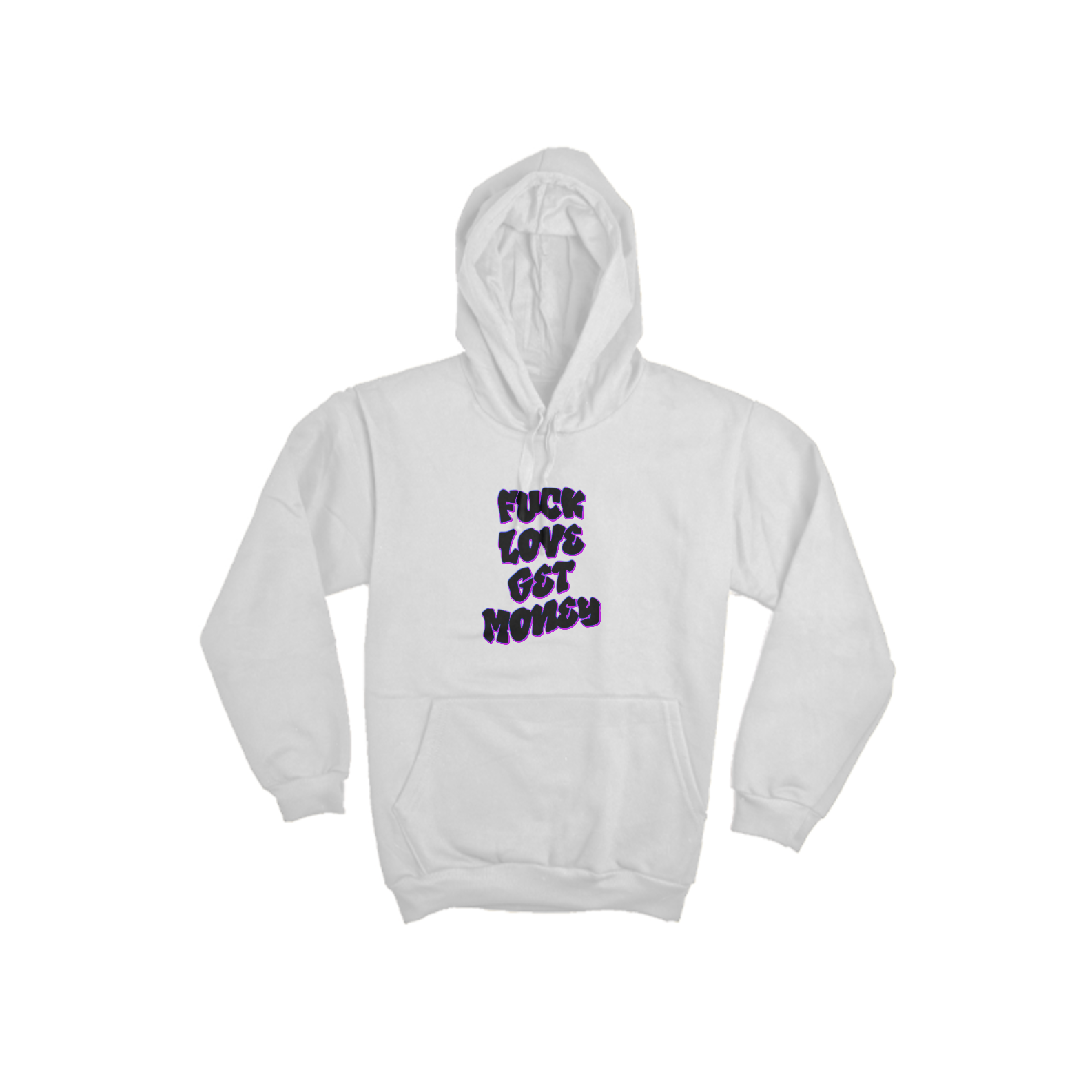 Nome do produto: Moletom Fuck Love Get Money