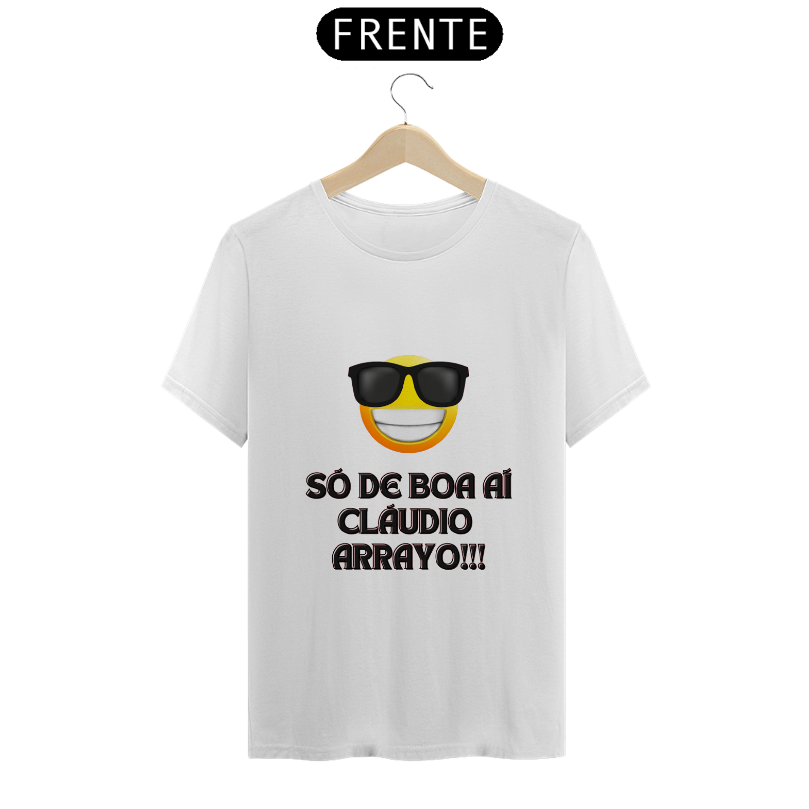 Nome do produto: Camiseta Cláudio Arrayo