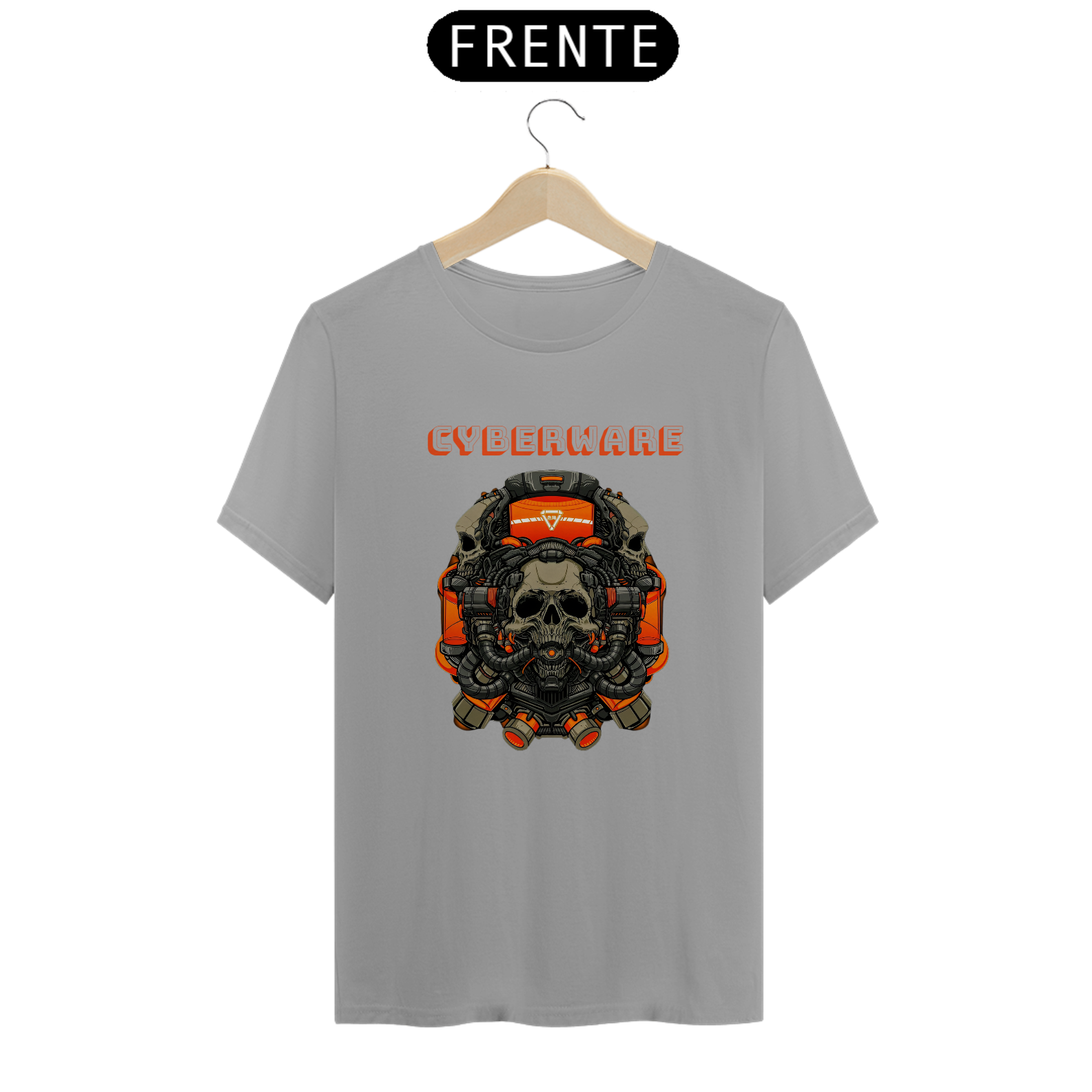Nome do produto: Camiseta CyberWare Cyber 3-Skull