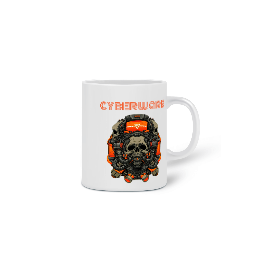Nome do produto: Caneca CyberWare CyberSkulls 