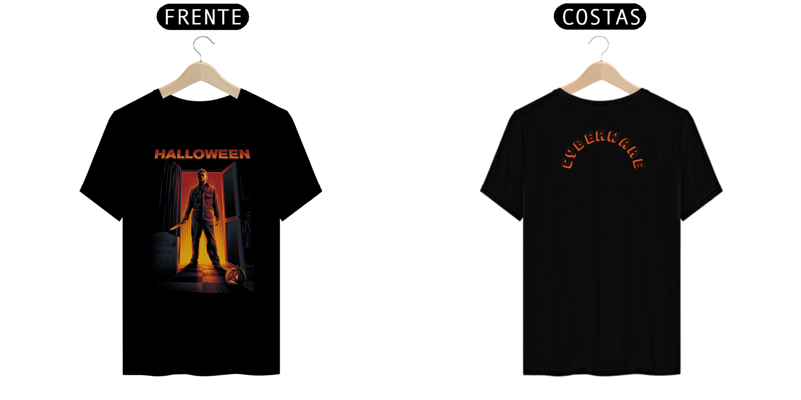 Nome do produto: Camiseta Cyberware Hallowen 