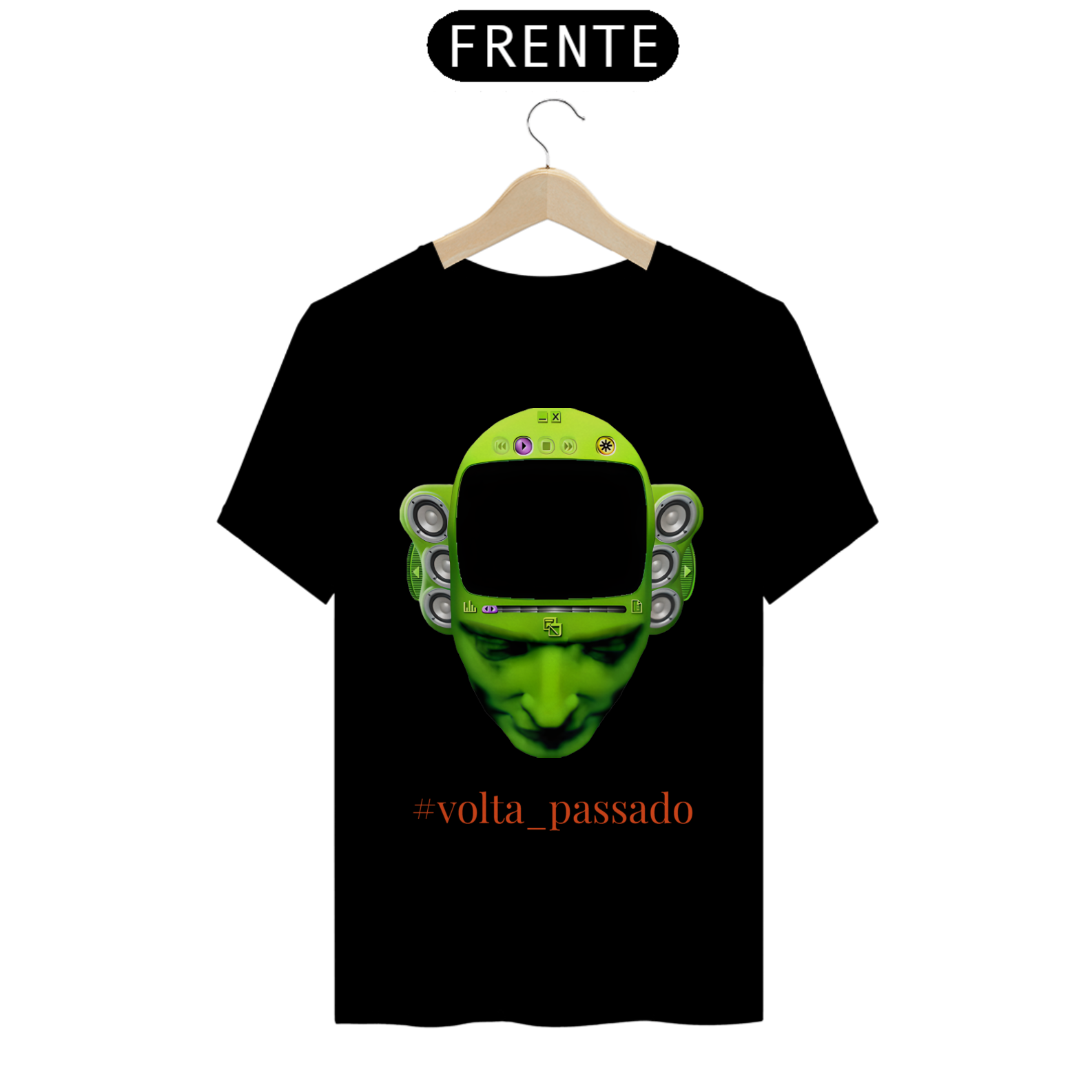 Nome do produto: Camiseta  - #volta_passado (01 - Escuras )