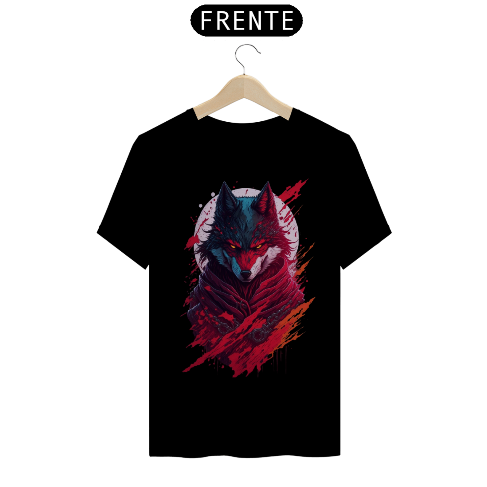 Nome do produto: Camiseta Lobo mau