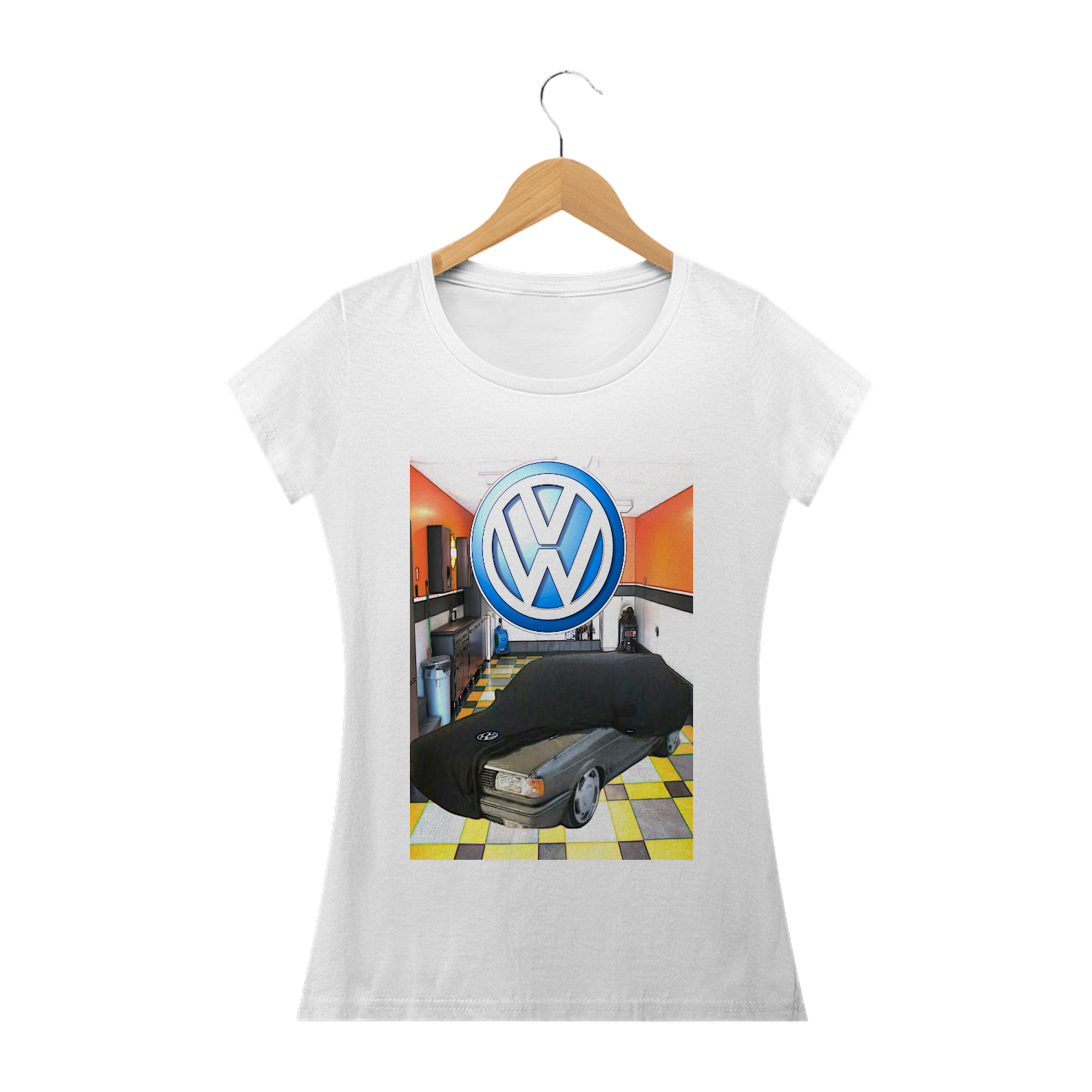 Nome do produto: Camiseta Volkswagen Feminina