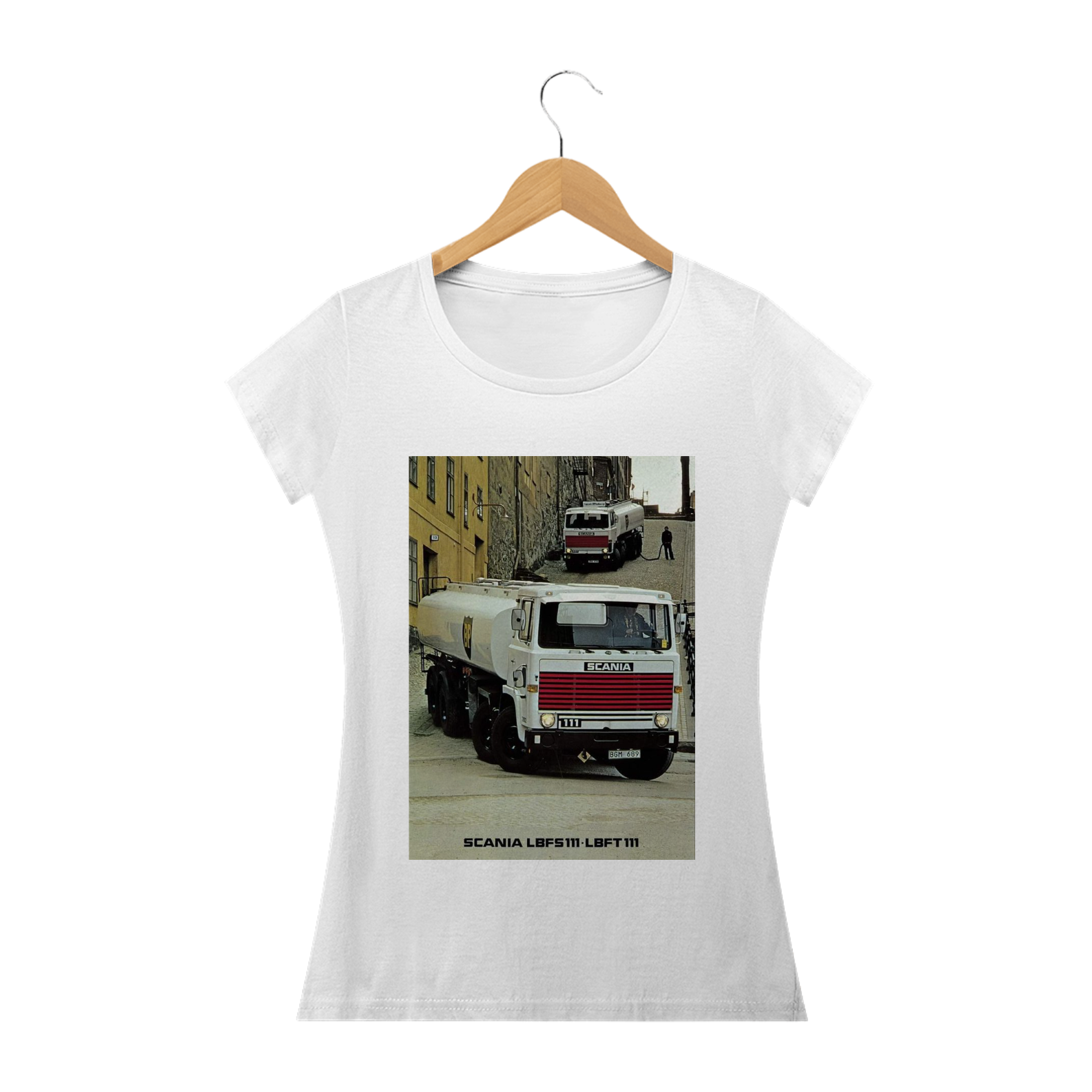 Nome do produto: Camiseta Scania Feminina